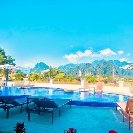 Vang Vieng Garden Resort Bagian luar foto