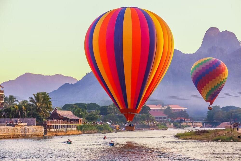 Vang Vieng Garden Resort Bagian luar foto