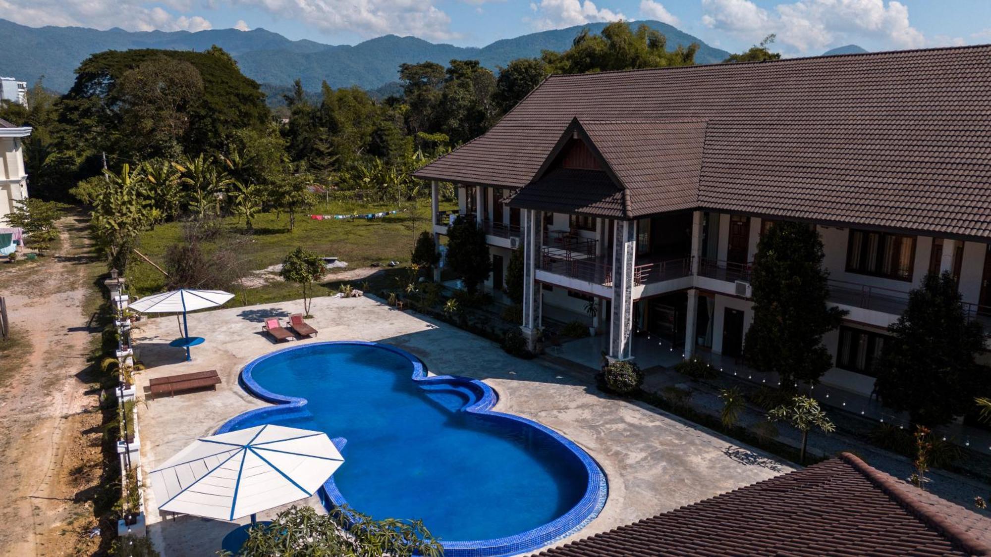 Vang Vieng Garden Resort Bagian luar foto